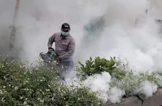 春季蚊蟲多，工業(yè)園區(qū)全面消殺，營造良好的生產(chǎn)環(huán)境